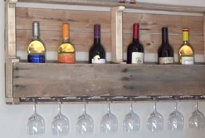 DIY Pallet Wine Rack | Do It Yourself Home Decor Ideas