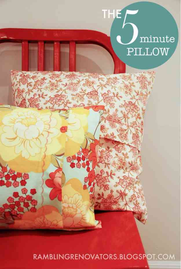 Easy Sewing Projects | DIY Pillow Tutorial #sewingideas #sewingprojects