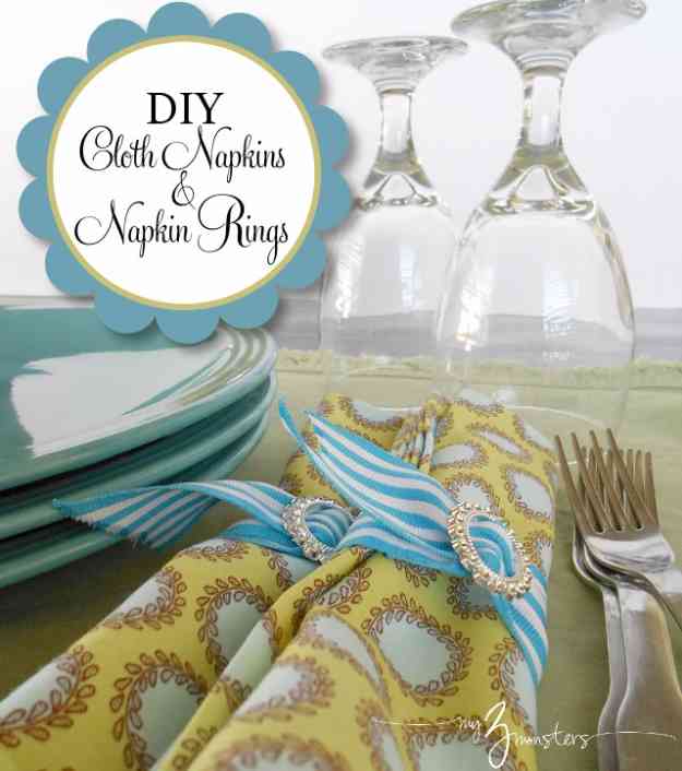 Easy Sewing Ideas for the Home | DIY Kitchen Ideas #sewingideas #sewingprojects