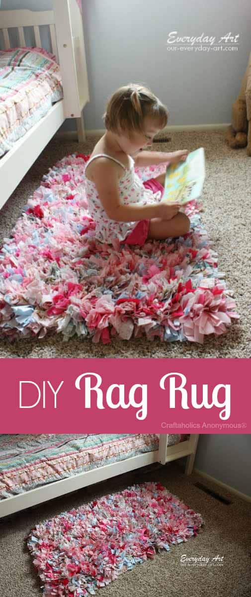 How To Make A Rag Rug | Step by Step Tutorial for Easy Home Decor Ideas