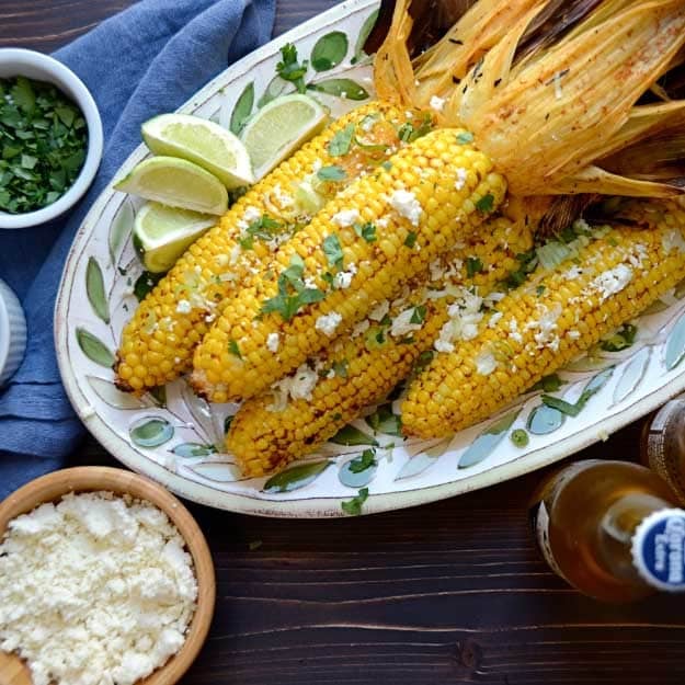 Best 4th of July Recipes and Backyard BBQ ideas - Grilled Corn at #fourthofjuly