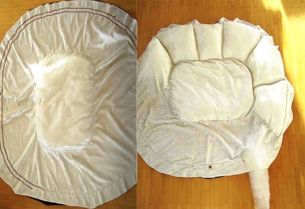 DIY Projects & Crafts by DIY JOY at http://diyjoy.com/easy-sewing-projects-diy-dog-bed