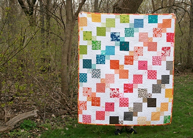 Free Quilt Pattern | Kaleidescope Quilt for Kids | DIY Projects & Crafts by DIY JOY at 