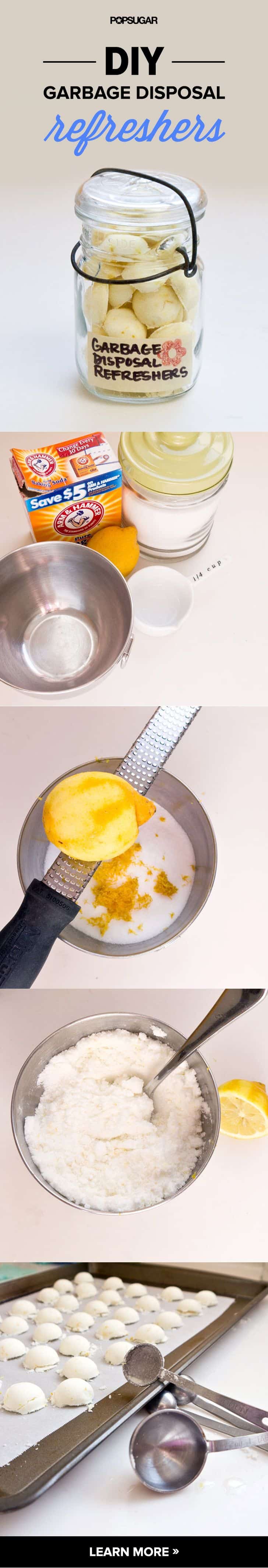 Easy Cleaning Hacks for the Kitchen Sink | Garbage Disposal Refreshers | DIY Projects & Crafts by DIY JOY at http://diyjoy.com/cleaning-tips-life-hacks