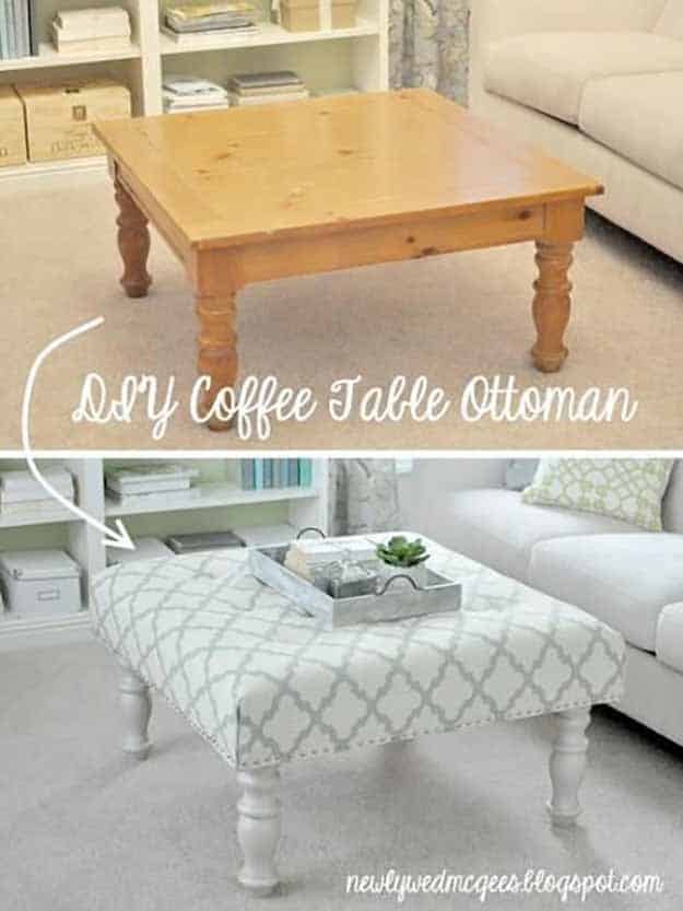 Home Decor Ideas | Easy DIY Furniture Projects | DIY Coffee Table Makeover Ideas | DIY Projects and Crafts by DIY JOY #coffeetables #diyfurniture 