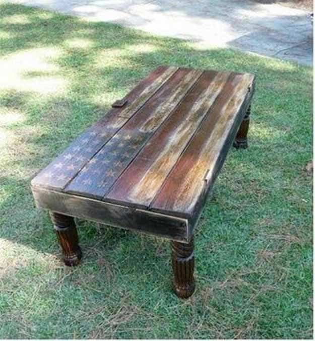 DIY Furniture Projects | Upcycling Projects with Reclaimed Wood | DIY Rustic Coffee Table | DIY Projects and Crafts by DIY JOY #coffeetables #diyfurniture