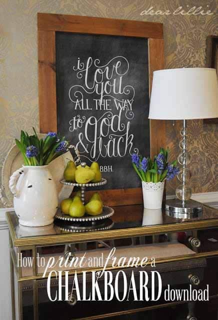DIY Chalkboard Frame Tutorial | Creative Home Decor Projects #diy #crafts