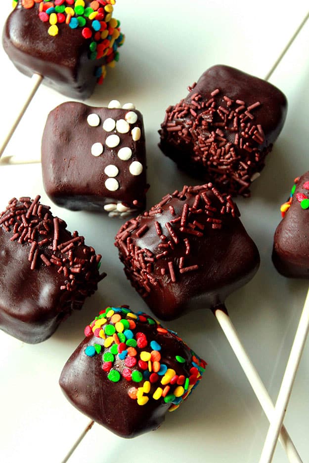 DIY Party Food Ideas for Kids | Easy Dessert Recipes | MIni Brownie Bites on a Stick | DIY Projects & Crafts by DIY JOY #appetizers #partyfood #recipes