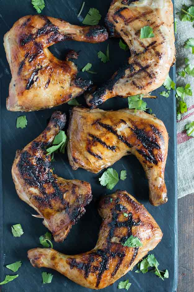 BBQ Chicken Recipe Ideas | Easy Chicken Grilling Recipes | Harissa & DIjon Grilled Chicken Recipe | DIY Projects & Crafts by DIY JOY at http://diyjoy.com/grilling-recipes-diy-bbq-ideas