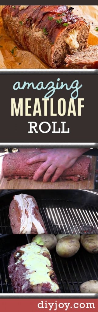 Awesome Meatloaf Roll Recipe - Best Dinner Recipe Ideas and Party Food Ideas for the Grill