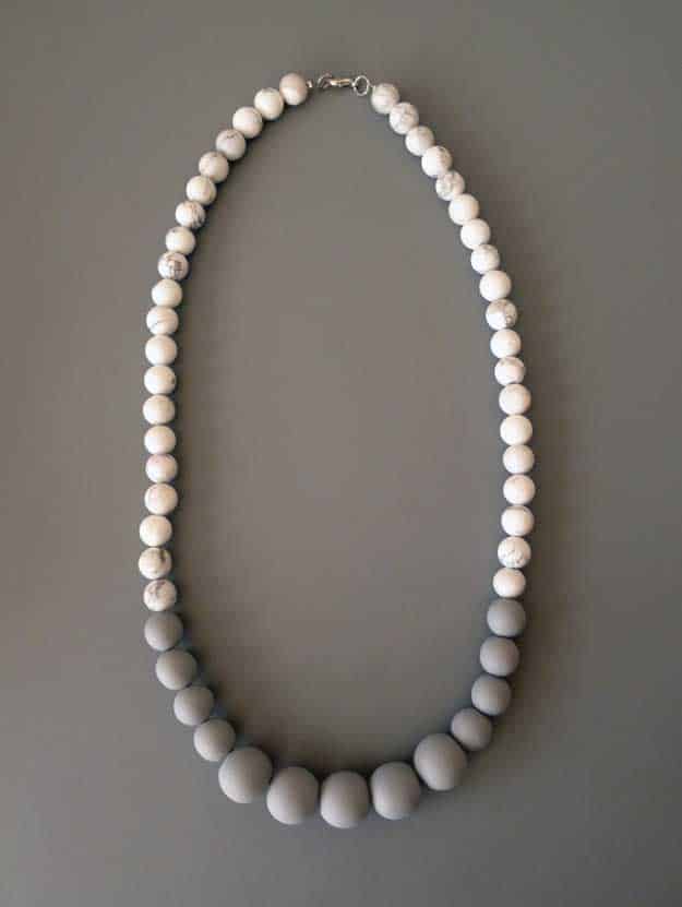 27 MORE Expensive Looking DIY Gifts. Crafts and DIY Gift Ideas for Him, for Her, for Family and Friends. Perfect for Birthday, Christmas, Mom and Dad. | DIY Marble Necklace | http://diyjoy.com/homemade-diy-gifts-pinterest