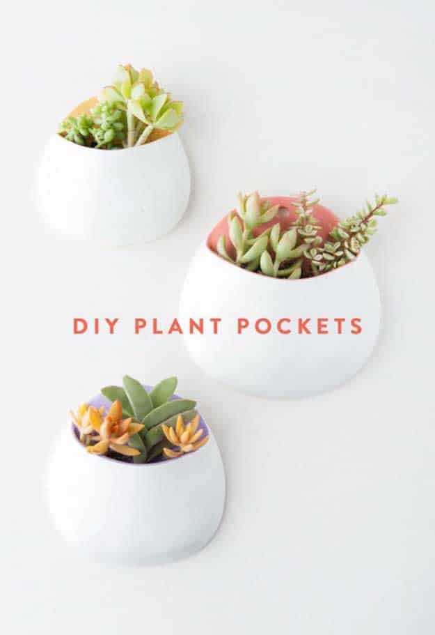 27 MORE Expensive Looking DIY Gifts. Crafts and DIY Gift Ideas for Him, for Her, for Family and Friends. Perfect for Birthday, Christmas, Mom and Dad. | Wall Planters | http://diyjoy.com/homemade-diy-gifts-pinterest