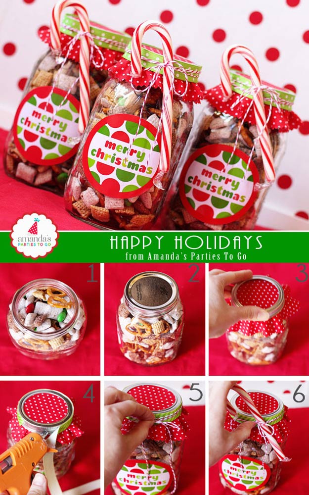 Homemade DIY Gifts in A Jar | Best Mason Jar Cookie Mixes and Recipes, Alcohol Mixers | Fun Gift Ideas for Men, Women, Teens, Kids, Teacher, Mom. Christmas, Holiday, Birthday and Easy Last Minute Gifts | Christmas Treats in a Jar #diy