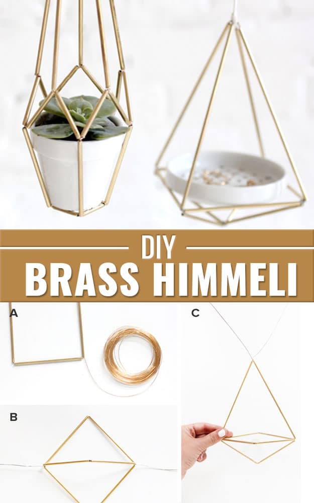 DIY Gifts for Your Parents | Cool and Easy Homemade Gift Ideas That Mom and Dad Will Love | Creative Christmas Gifts for Parents With Step by Step Instructions | Crafts and DIY Projects by DIY JOY | DIY-Brass-Himmeli #diy #diygifts #christmasgifts