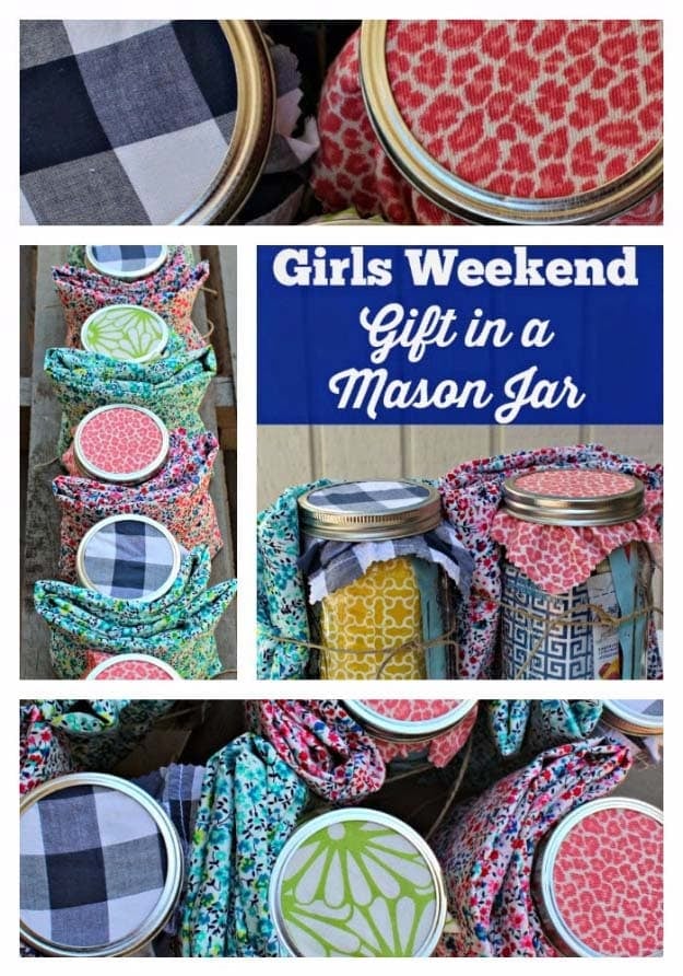 Homemade DIY Gifts in A Jar | Best Mason Jar Cookie Mixes and Recipes, Alcohol Mixers | Fun Gift Ideas for Men, Women, Teens, Kids, Teacher, Mom. Christmas, Holiday, Birthday and Easy Last Minute Gifts | Girls Weekend Gift in a Mason Jar #diy