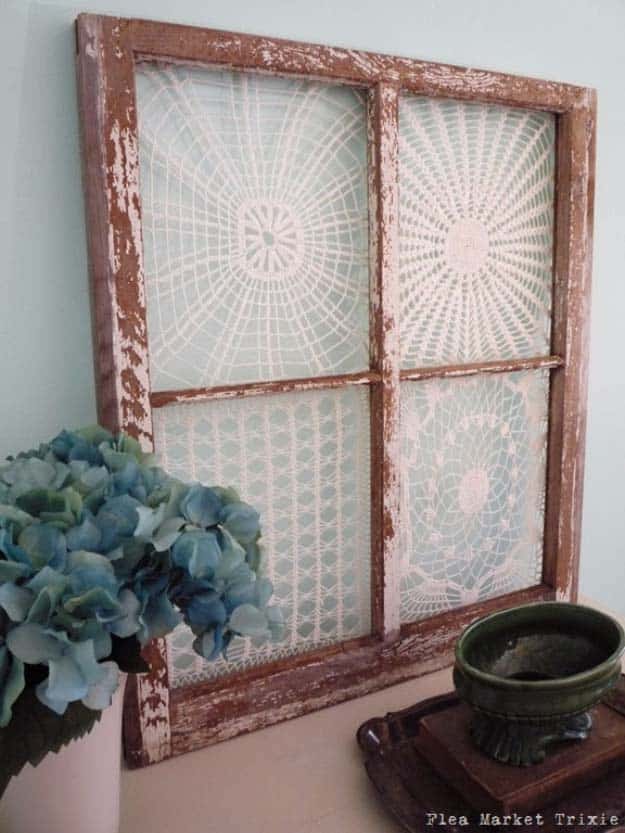 DIY Crafts You Can Make with Lace | Cool DIY Ideas for Fashion, Decor, Gifts, Jewelry and Home Accessories Made With Lace | Repurposed Vintage Doilies and Frames | http://diyjoy.com/diy-crafts-ideas-with-lace