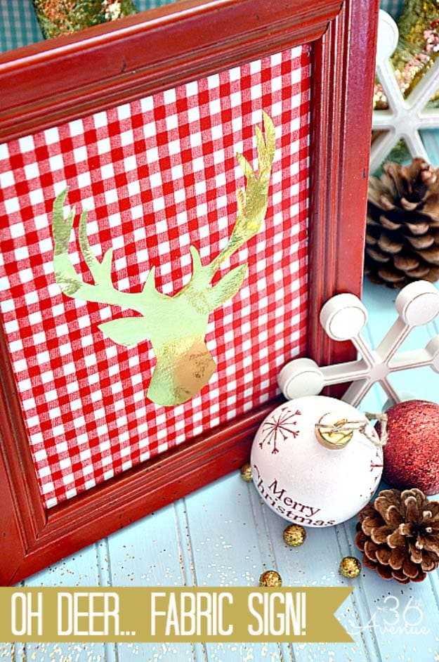 Awesome DIY Christmas Home Decorations and Homemade Holiday Decor Ideas - Quick and Easy Decorating ideas, cool ornaments, home decor crafts and fun Christmas stuff | Crafts and DIY projects by DIY Joy | Warm Christmas Sign #diy #crafts #christmas