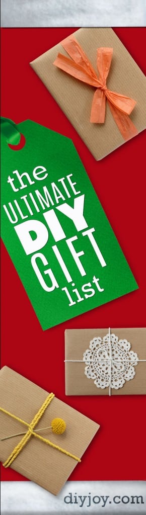 The Ultimate DIY Christmas Gifts list - DIY Joy