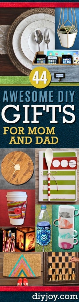 Awesome DIY Gift Ideas Mom and Dad Will Love - DIY Joy