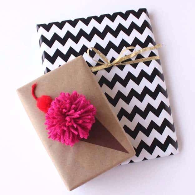 DIY Gift Wrapping Ideas - How To Wrap A Present - Tutorials, Cool Ideas and Instructions | Cute Gift Wrap Ideas for Christmas, Birthdays and Holidays | Tips for Bows and Creative Wrapping Papers | Ice Cream Cone Gift Wrap #gifts #diys