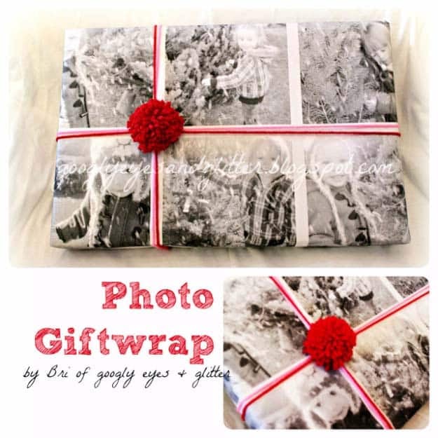 DIY Gift Wrapping Ideas - How To Wrap A Present - Tutorials, Cool Ideas and Instructions | Cute Gift Wrap Ideas for Christmas, Birthdays and Holidays | Tips for Bows and Creative Wrapping Papers | Photo Gift Wrap #gifts #diys