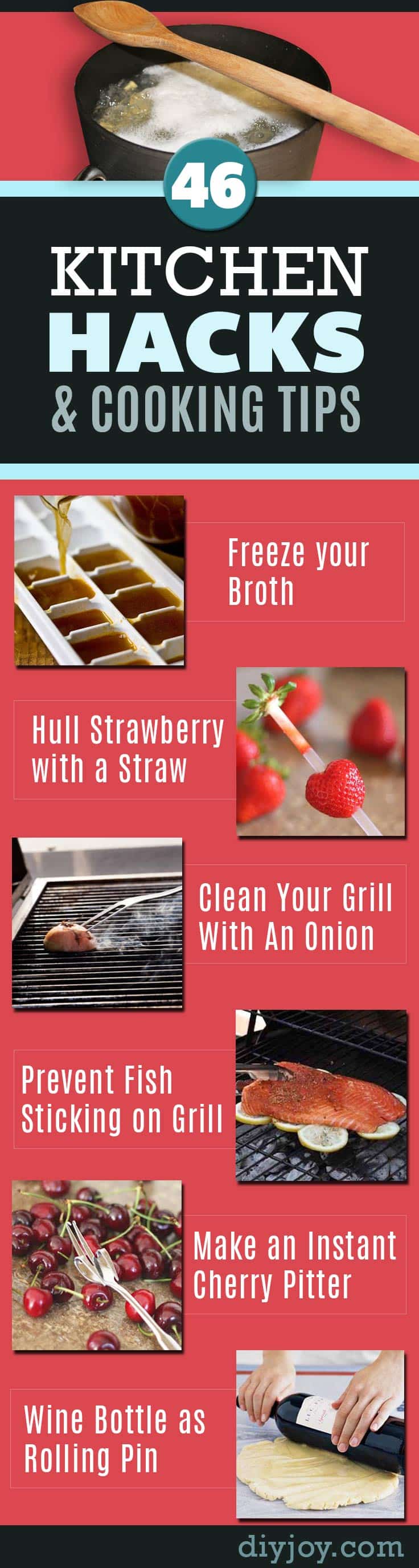 46 Cool Cooking Tips And Diy Kitchen Hacks