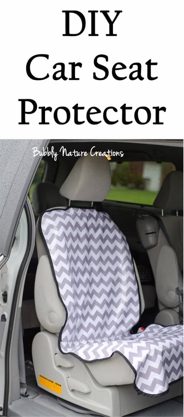 DIY Sewing Gift Ideas for Adults and Kids, Teens, Women, Men and Baby - DIY Car Seat Protector - Cute and Easy DIY Sewing Projects Make Awesome Presents for Mom, Dad, Husband, Boyfriend, Children #sewing #diygifts #sewingprojects