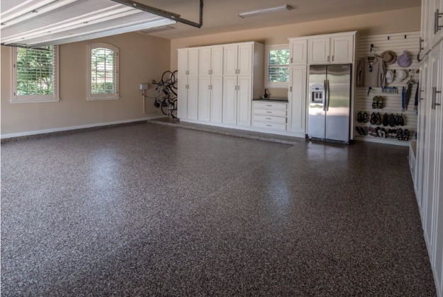 DIY Projects Your Garage Needs -Epoxy Floor Coating For Your Garage - Do It Yourself Garage Makeover Ideas Include Storage, Organization, Shelves, and Project Plans for Cool New Garage Decor http://diyjoy.com/diy-projects-garage