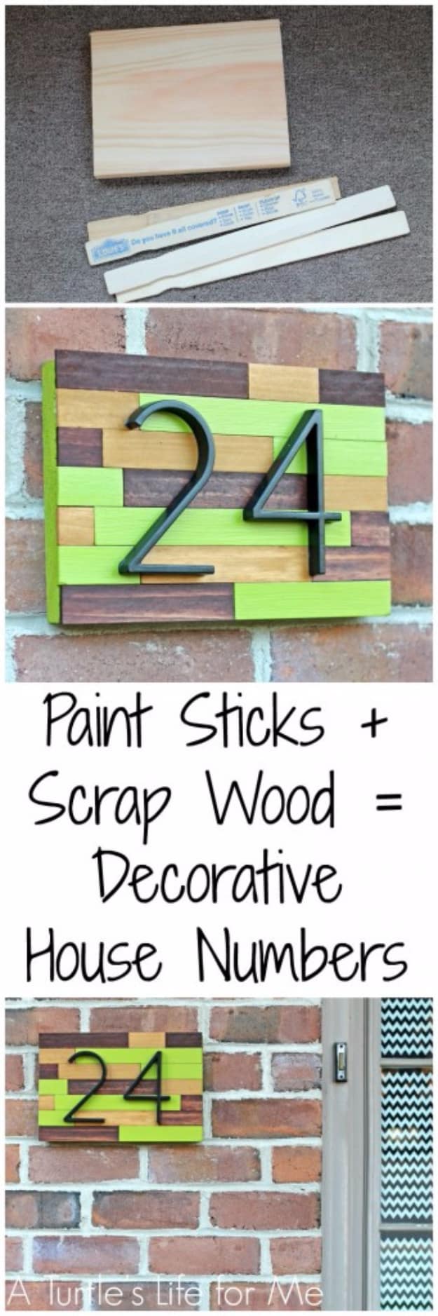 Creative Ways to Increase Curb Appeal on A Budget - House Number Plaque DIY - Cheap and Easy Ideas for Upgrading Your Front Porch, Landscaping, Driveways, Garage Doors, Brick and Home Exteriors. Add Window Boxes, House Numbers, Mailboxes and Yard Makeovers http://diyjoy.com/diy-curb-appeal-ideas
