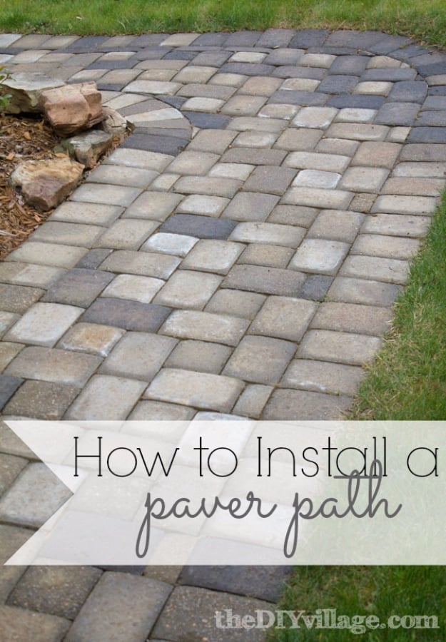 Creative Ways to Increase Curb Appeal on A Budget - Install Paver Path - Cheap and Easy Ideas for Upgrading Your Front Porch, Landscaping, Driveways, Garage Doors, Brick and Home Exteriors. Add Window Boxes, House Numbers, Mailboxes and Yard Makeovers http://diyjoy.com/diy-curb-appeal-ideas