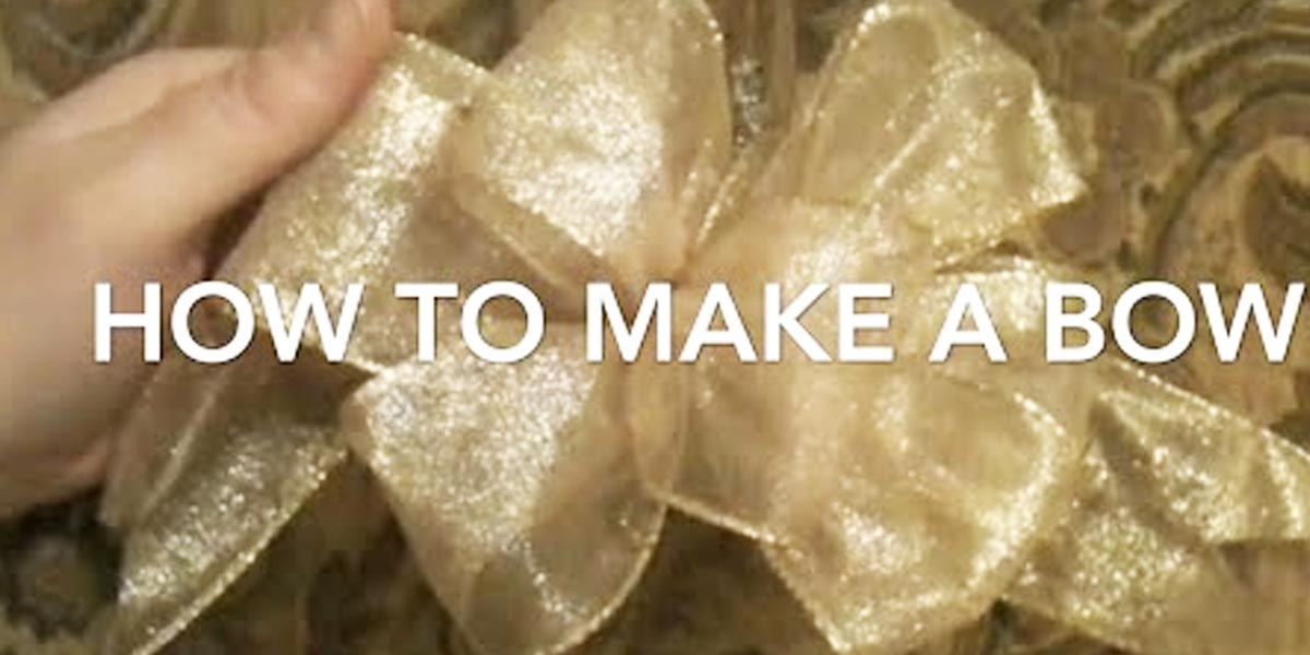 He Shows You How To Make Beautiful Bows Every Time! DIY Joy