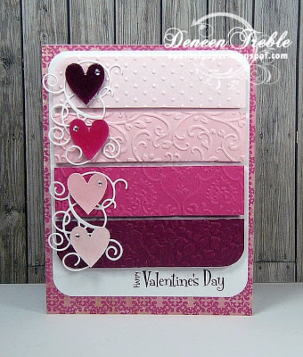 DIY Valentines Day Cards - Die Cut Valentine's Card - Easy Handmade Cards for Him and Her, Kids, Freinds and Teens - Funny, Romantic, Printable Ideas for Making A Unique Homemade Valentine Card - Step by Step Tutorials and Instructions for Making Cute Valentine's Day Gifts #valentines
