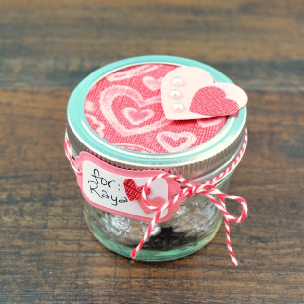 Best DIY Valentines Day Gifts - Mason Jar Valentine Gift - Cute Mason Jar Valentines Day Gifts and Crafts for Him and Her | Boyfriend, Girlfriend, Mom and Dad, Husband or Wife, Friends - Easy DIY Ideas for Valentines Day for Homemade Gift Giving and Room Decor | Creative Home Decor and Craft Projects for Teens, Teenagers, Kids and Adults 