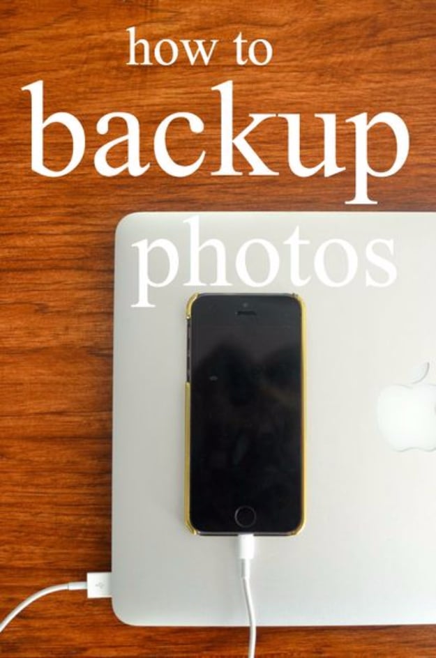 DIY Phone Hacks - Back Up Your Photos - Cool Tips and Tricks for Phones, Headphones and iPhone How To - Make Speakers, Change Settings, Know Secrets You Can Do With Your Phone By Learning This Cool Stuff - DIY Projects and Crafts for Men and Women http://diyjoy.com/diy-iphone-hacks