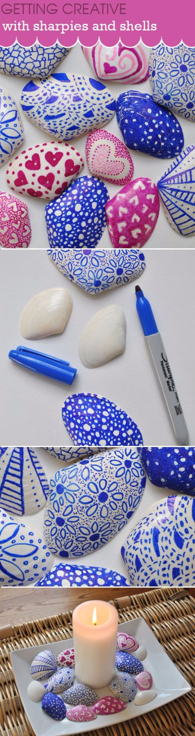 Sharpies And Shells Craft