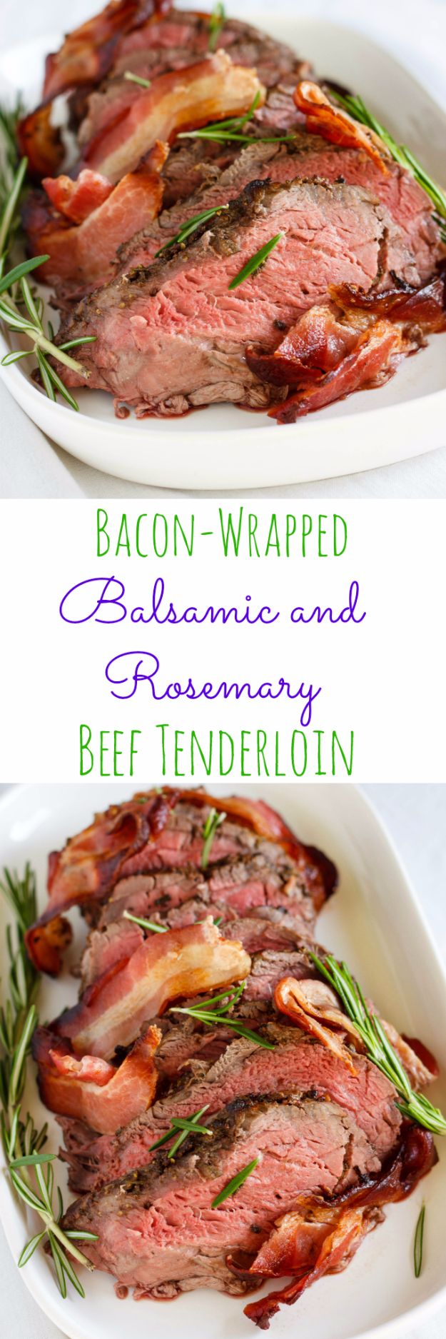 Best Easter Dinner Recipes - Bacon-Wrapped Balsamic and Rosemary Beef Tenderloin - Easy Recipe Ideas for Easter Dinners and Holiday Meals for Families - Side Dishes, Slow Cooker Recipe Tutorials, Main Courses, Traditional Meat, Vegetable and Dessert Ideas - Desserts, Pies, Cakes, Ham and Beef, Lamb - DIY Projects and Crafts by DIY JOY 
