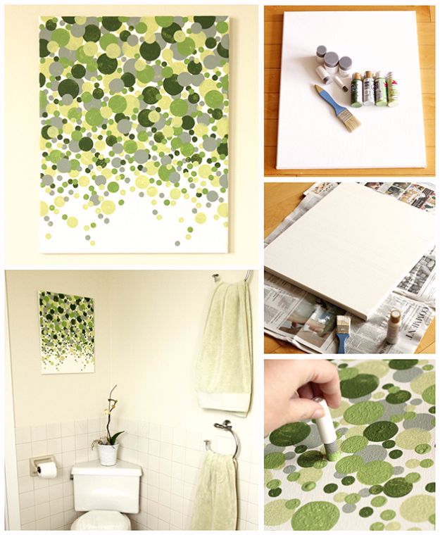 DIY Canvas Painting Ideas - DIY Canvas Painting Anyone Can Make - Cool and Easy Wall Art Ideas You Can Make On A Budget #painting #diyart #diygifts