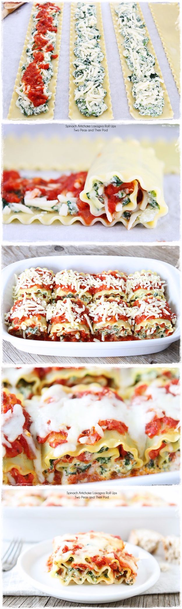 Best Easter Dinner Recipes - Spinach Artichoke Lasagna Roll Ups - Easy Recipe Ideas for Easter Dinners and Holiday Meals for Families - Side Dishes, Slow Cooker Recipe Tutorials, Main Courses, Traditional Meat, Vegetable and Dessert Ideas - Desserts, Pies, Cakes, Ham and Beef, Lamb - DIY Projects and Crafts by DIY JOY 