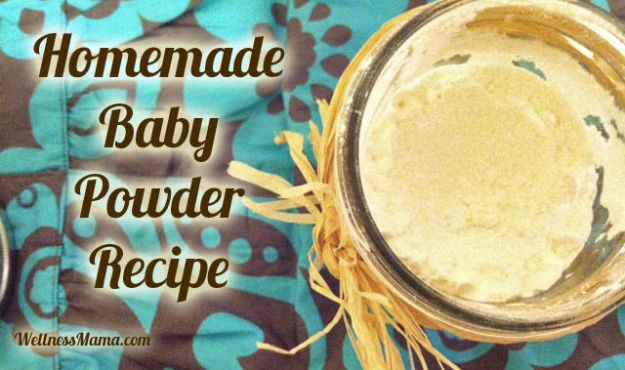 DIY Ideas for Newborn - Homemade All Natural Baby Powder - Do It Yourself Projects for the New Baby Boy or Girl - Nursery and Room Decor, Gear and Products, Safety Ideas and Other Practical Items Make Great DIY Baby Gifts 