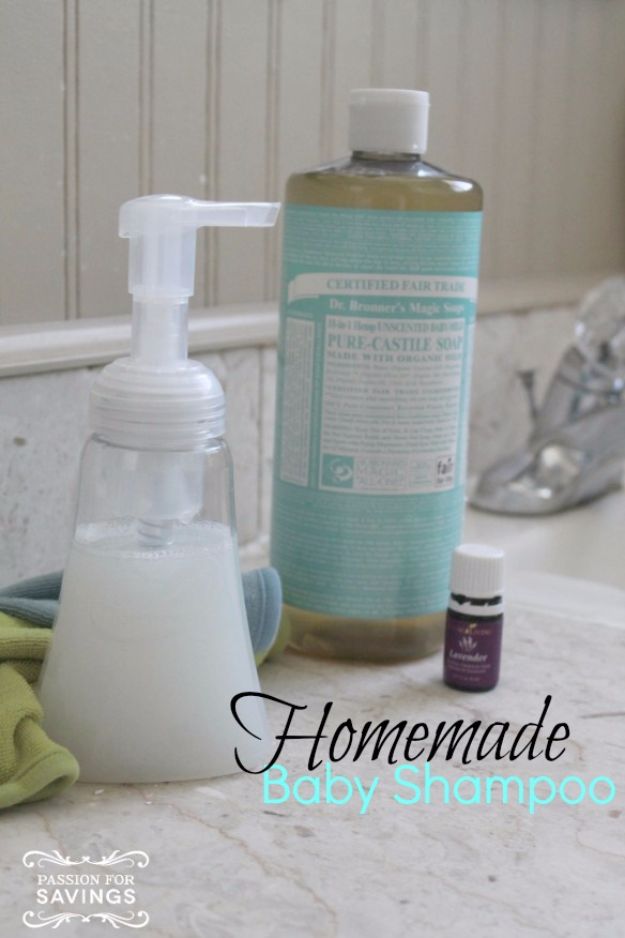 DIY Ideas for Newborn - Homemade Baby Shampoo - Do It Yourself Projects for the New Baby Boy or Girl - Nursery and Room Decor, Gear and Products, Safety Ideas and Other Practical Items Make Great DIY Baby Gifts 