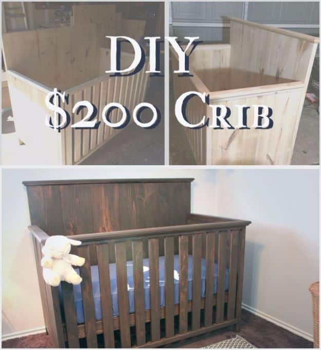 DIY Ideas for Newborn - How To Build a Crib for $200 - Do It Yourself Projects for the New Baby Boy or Girl - Nursery and Room Decor, Gear and Products, Safety Ideas and Other Practical Items Make Great DIY Baby Gifts 
