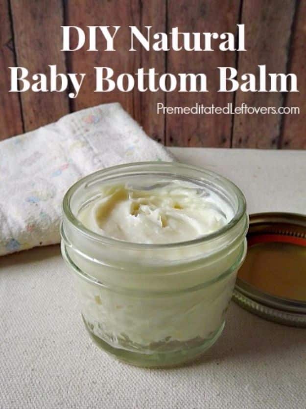 DIY Ideas for Newborn - Natural Baby Bottom Balm - Do It Yourself Projects for the New Baby Boy or Girl - Nursery and Room Decor, Gear and Products, Safety Ideas and Other Practical Items Make Great DIY Baby Gifts 