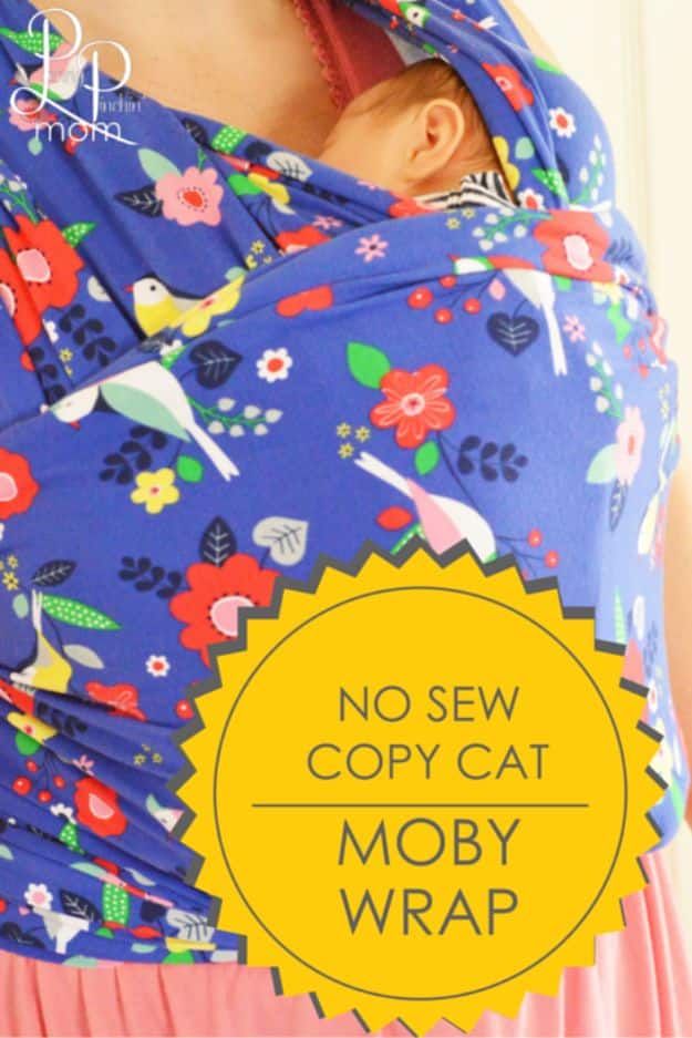 DIY Ideas for Newborn - No Sew baby Wrap - Do It Yourself Projects for the New Baby Boy or Girl - Nursery and Room Decor, Gear and Products, Safety Ideas and Other Practical Items Make Great DIY Baby Gifts 