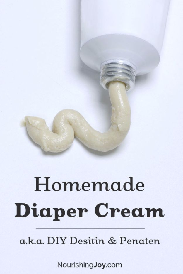 DIY Ideas for Newborn - Non-toxic Homemade Diaper Cream - Do It Yourself Projects for the New Baby Boy or Girl - Nursery and Room Decor, Gear and Products, Safety Ideas and Other Practical Items Make Great DIY Baby Gifts 