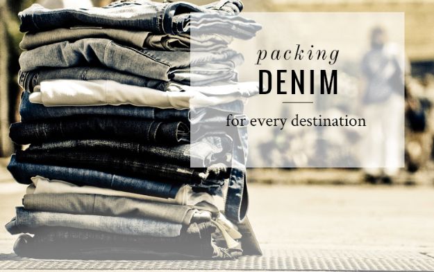 Packing Tips for Travel - Packing Jeans - Easy Ideas for Packing a Suitcase To Maximize Space - Tricks and Hacks for Folding Clothes, Storing Toiletries, Shampoo and Makeup - Keep Clothing Wrinkle Free in Your Bag http://diyjoy.com/packing-tips-travel