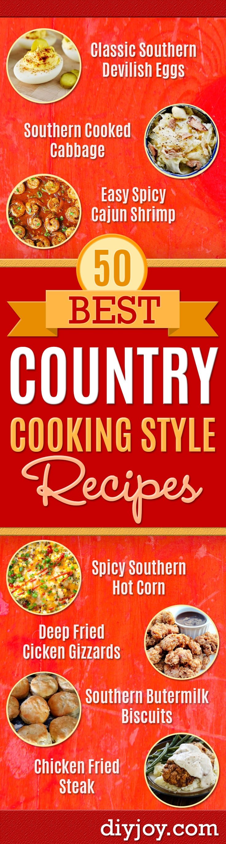 50 Best Country Cooking Style Recipes Country Cooking Cooks Country 