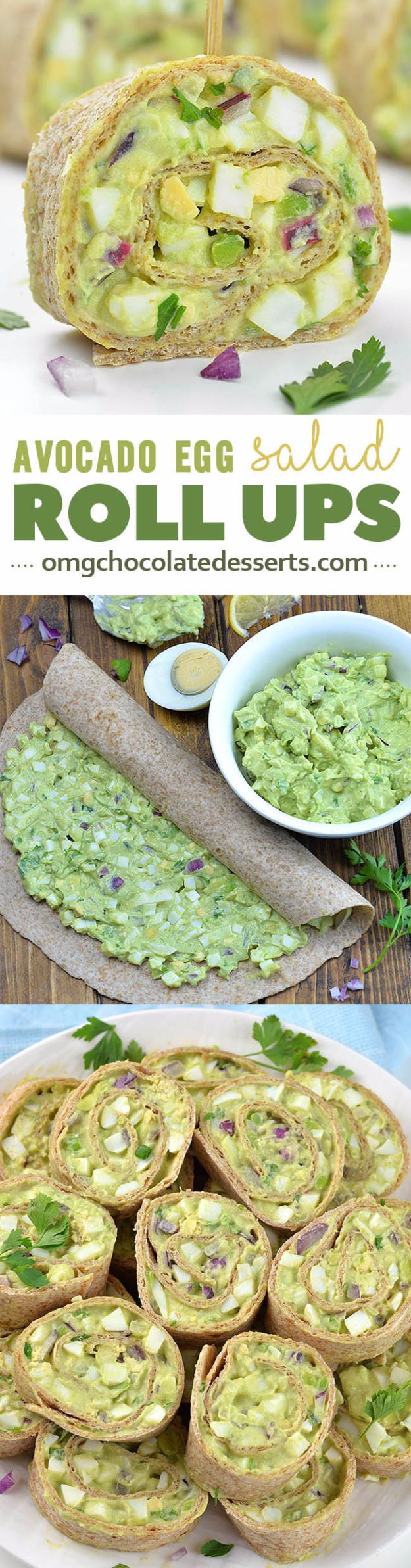 Best Recipe Ideas for Summer - Avocado Egg Salad Roll Ups - Cool Salads, Easy Side Dishes, Recipes for Summer Foods and Dinner to Beat the Heat - Light and Healthy Ideas for Hot Summer Nights, Pool Parties and Picnics http://diyjoy.com/best-recipes-summer