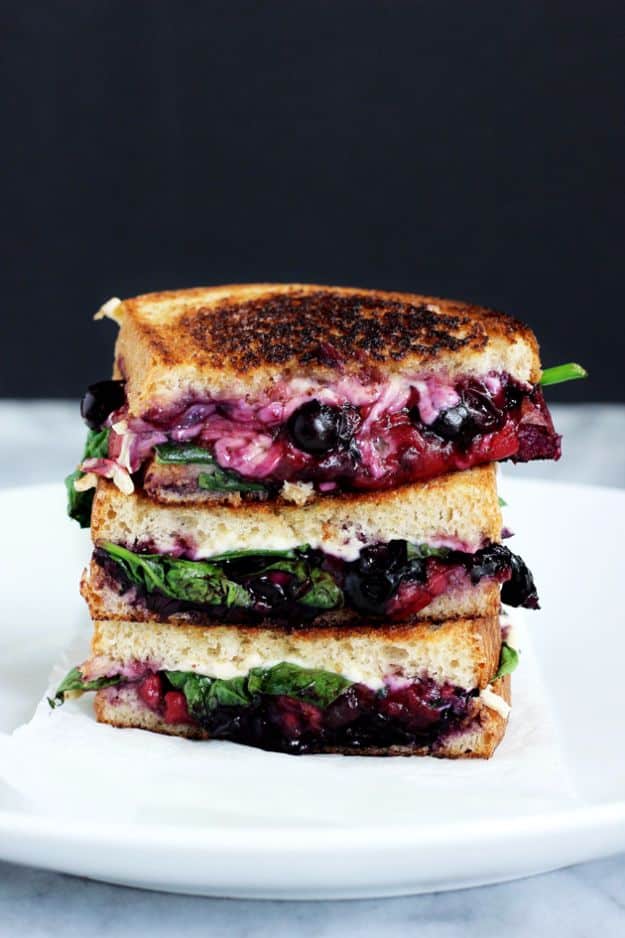 Best Recipe Ideas for Summer - Balsamic Berry Vegan Grilled Cheese - Cool Salads, Easy Side Dishes, Recipes for Summer Foods and Dinner to Beat the Heat - Light and Healthy Ideas for Hot Summer Nights, Pool Parties and Picnics http://diyjoy.com/best-recipes-summer