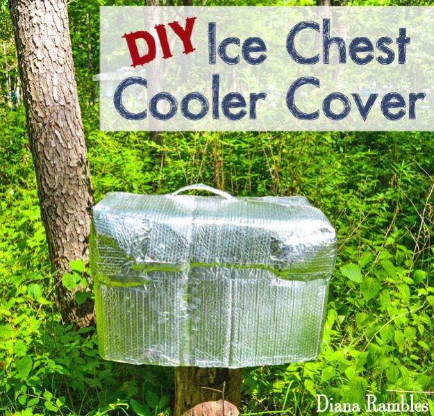DIY Hacks for Summer - DIY Insulated Cooler Cover - Easy Projects to Try This Summer To Get Organized, Spend Time Outdoors, Play With The Kids, Stay Cool In The Heat - Tips and Tricks to Make Summertime Awesome - Crafts and Home Decor by DIY JOY 