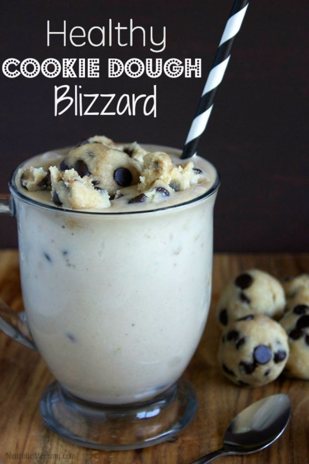Best Recipe Ideas for Summer - Healthy Cookie Dough Blizzard - Cool Salads, Easy Side Dishes, Recipes for Summer Foods and Dinner to Beat the Heat - Light and Healthy Ideas for Hot Summer Nights, Pool Parties and Picnics http://diyjoy.com/best-recipes-summer